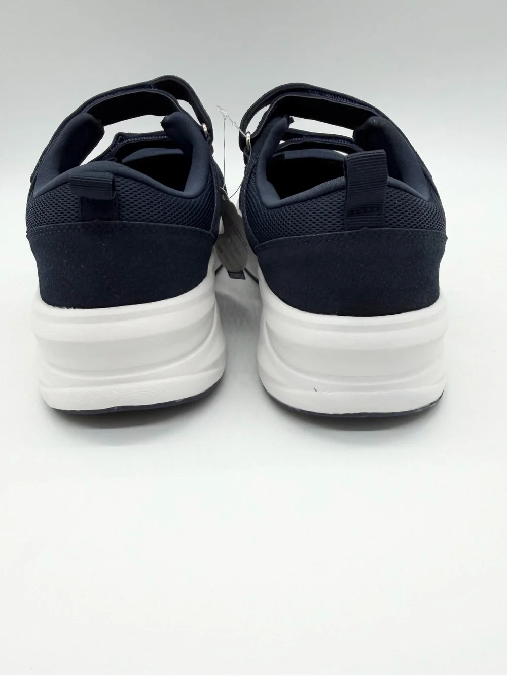 Ortorex Orthopedic Diabetic Walking Sneakers Shoes Adjustable Strap Navy 7 New